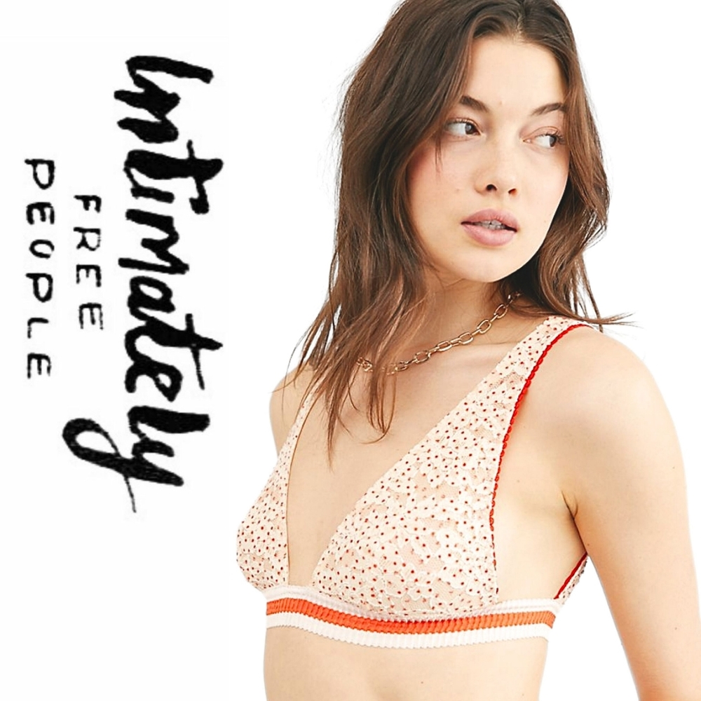 Free People | Livvy Lace Banded Bralette | Blossom Combo | Medium